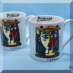 K14. Picasso mugs. 
